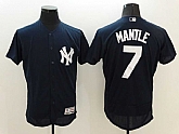 New York Yankees #7 Mickey Mantle Dark Blue 2016 Flexbase Collection Stitched Jersey,baseball caps,new era cap wholesale,wholesale hats